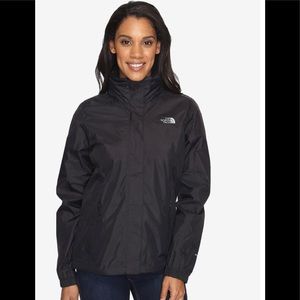 Black Northface Rain Jacket